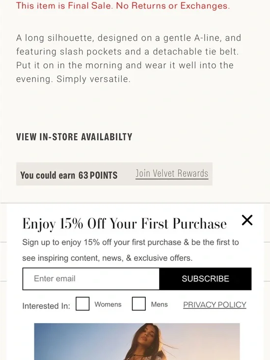 Anthropologie Velvet by Graham & Spencer Edith tie waist dress - Picture 8 of 13